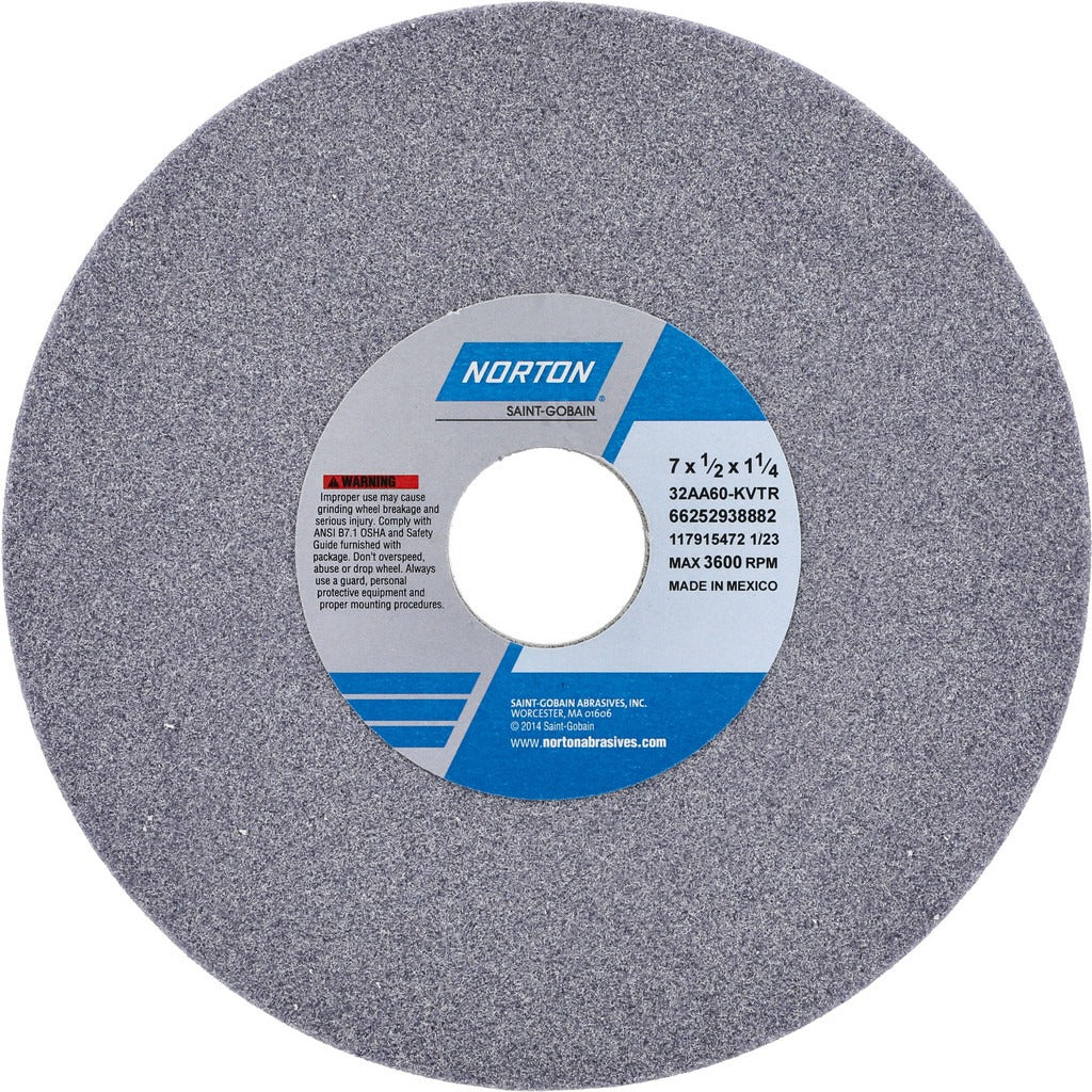 NORTON Norton 66252938882 Surface Grinding Wheel 60 Grit 7 in