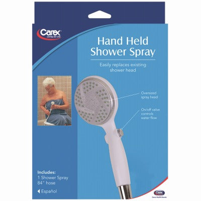 CAREX Compass Health Brands B21500 0000 Handheld Shower Spray Head