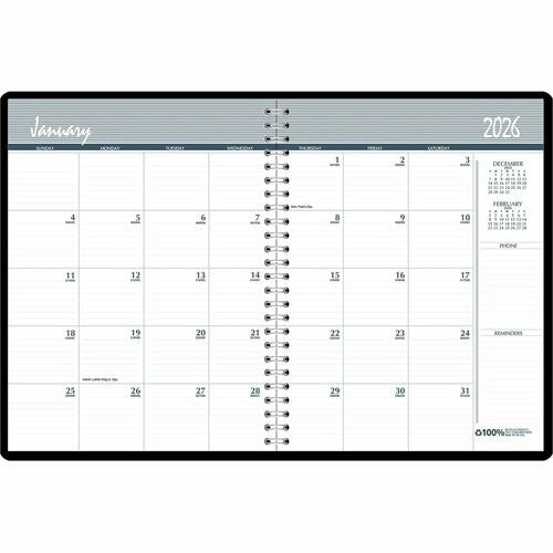 HOUSE OF DOOLITTLE House of Doolittle HOD268002 Monthly Planner 7x9 in
