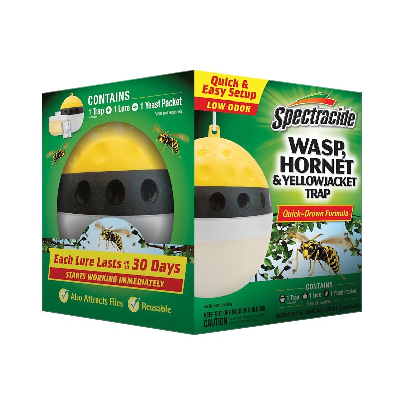 SPECTRACIDE Spectracide HG-97406 Wasp, Hornet and Yellow Jacket Canister Insect Trap 1-Count