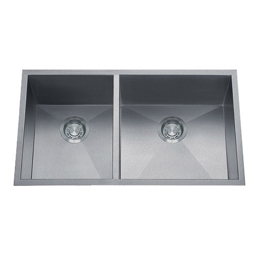 DAKOTA Dakota Plumbing Products DSZ-4060SV Zoria 40/60 Undermount Sink