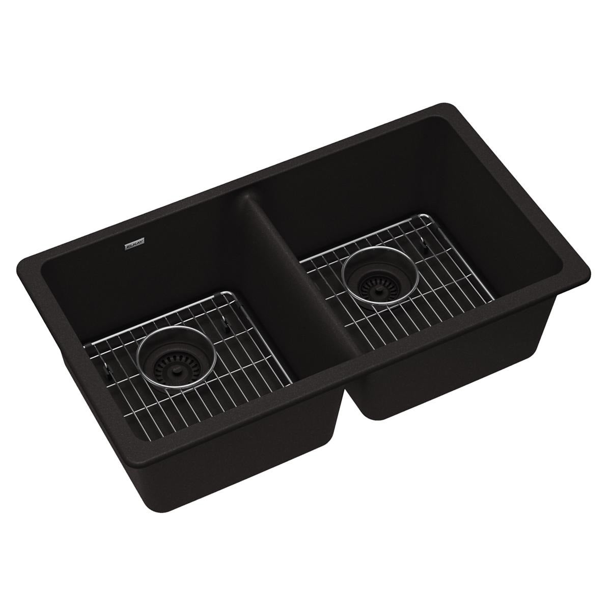 BSC PREFERRED Bsc Preferred ELGU3322BK0C Quartz Double Bowl Sink Kit