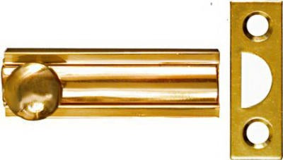 NATIONAL HARDWARE National Mfg N197-962 Surface Bolt 2in Solid Brass 5 Pack