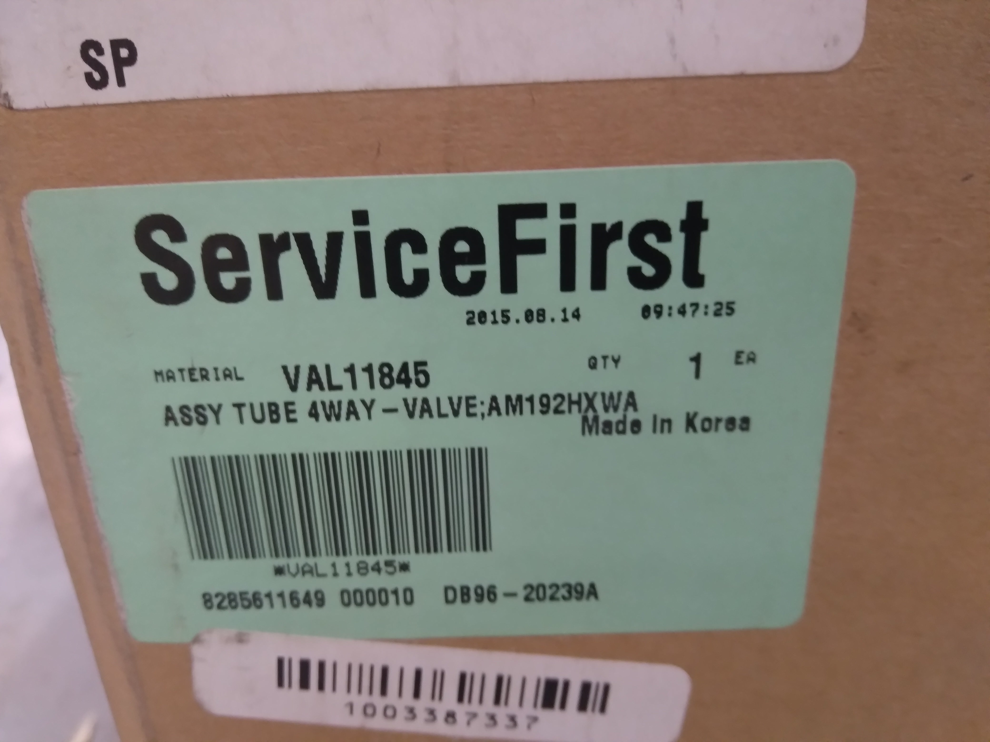 Service First VAL11845 4 Way Reversing Valve Assembly with 24V Coil and Pressure Switch