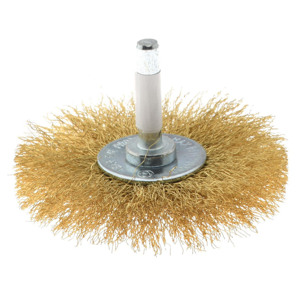 VALUE COLLECTION Value Collection 53075063201 Wheel Brush 3 in Crimped Brass