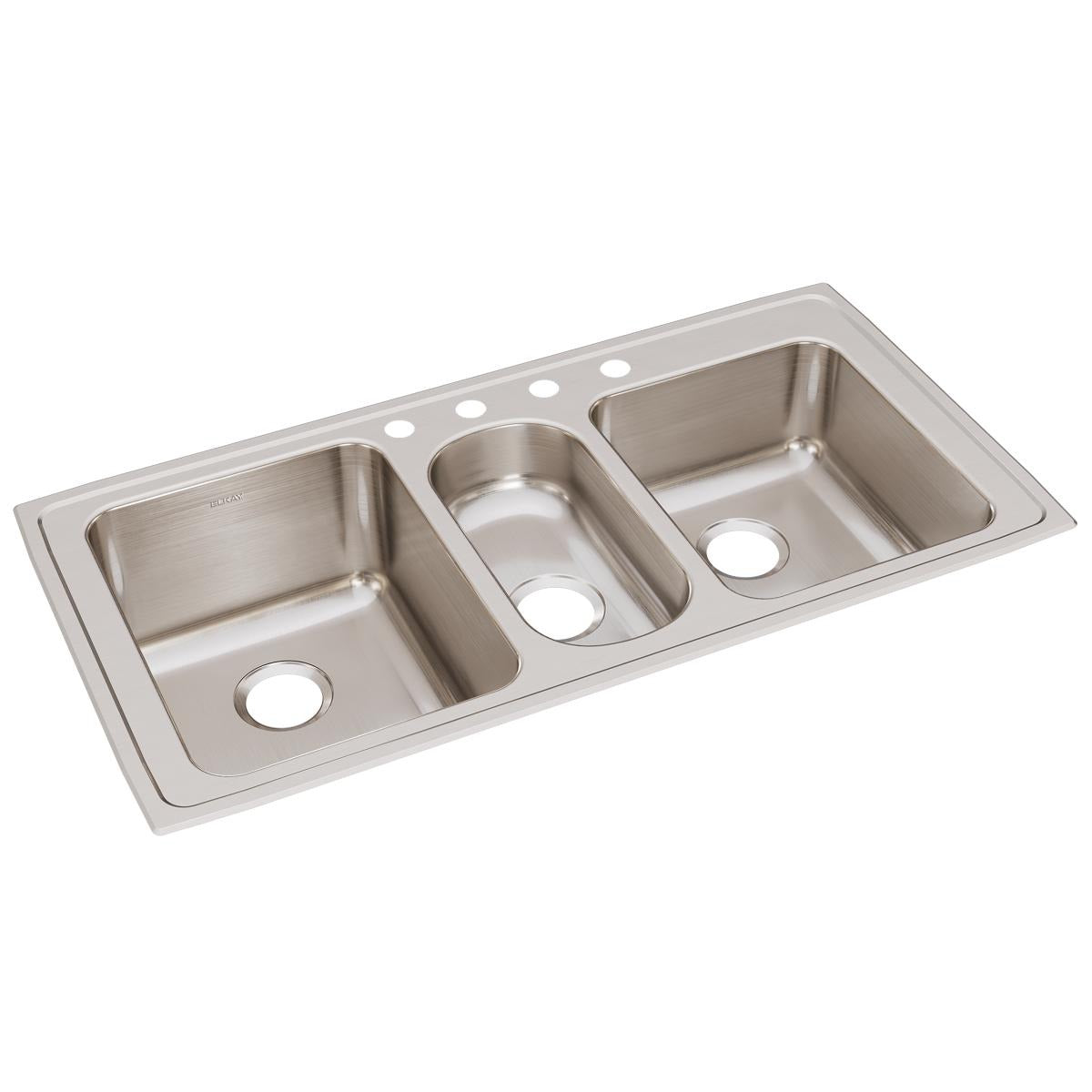 BSC PREFERRED Bsc Preferred LGR43224 Triple Bowl Drop-in Kitchen Sink