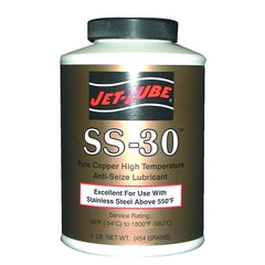 Jet-Lube 12504 SS-30 High Temperature Anti-Seize Military Grade Environmentally Preferred Thread Compound 1 lb Can