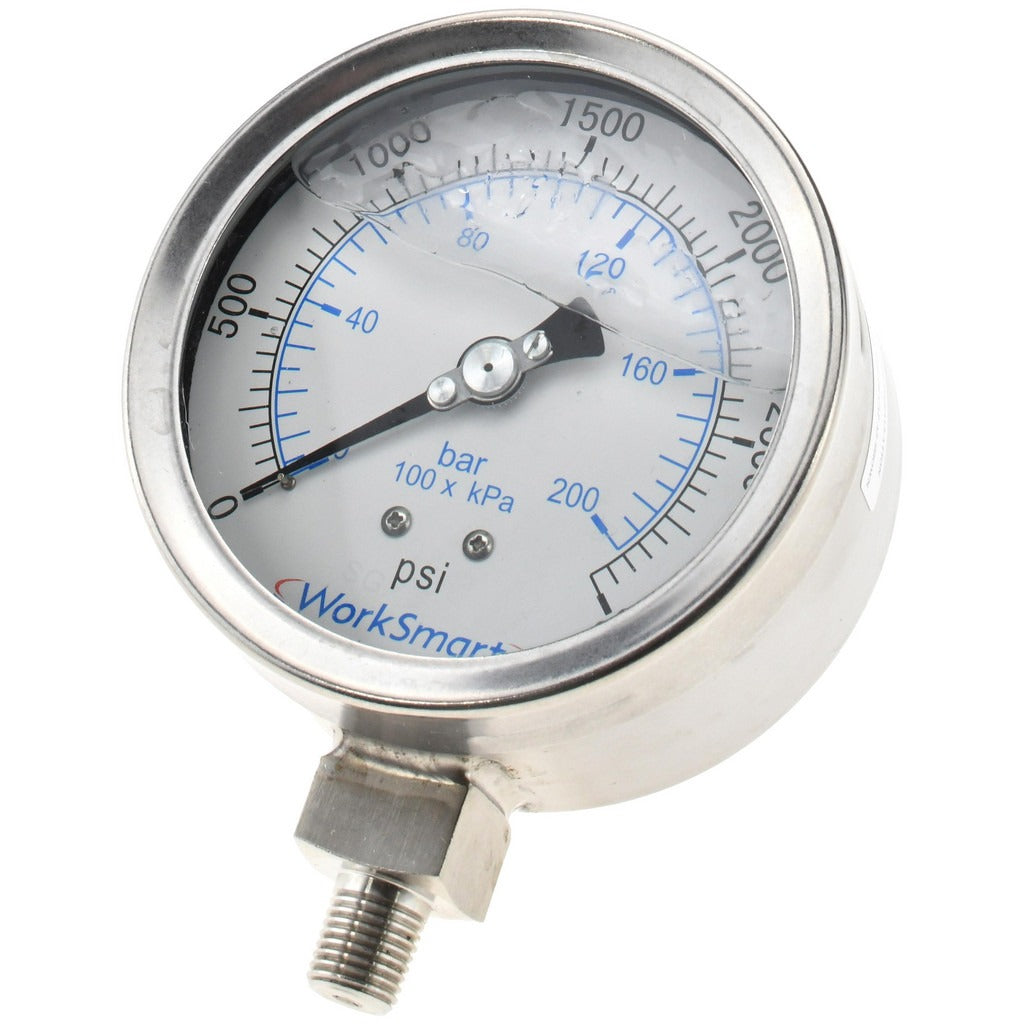 VALUE COLLECTION Value Collection 116AL35K03 Pressure Gauge 3000 Psi 4 in Npt
