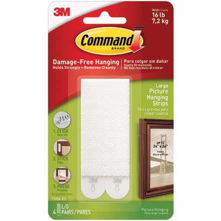 BSC PREFERRED Bsc Preferred CHS1300 Adhesive Wall Hanging Strips 6pk