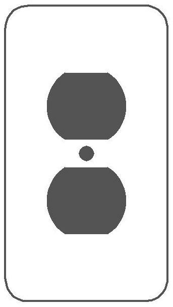 MULBERRY METAL PRODUCTS Mulberry Metal Products 75101 1-Gang Duplex Princess Wallplate (5 in x 2.75 in)