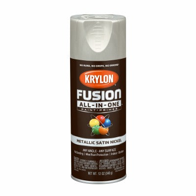 KRYLON Krylon K02772007 Metallic Spray Paint Primer 12 Oz Satin Nickel