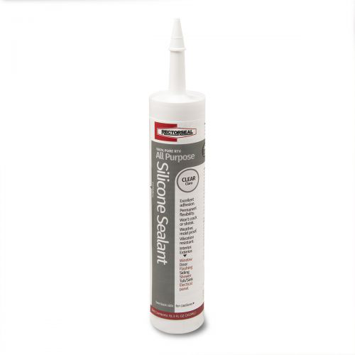 RectorSeal 57506 10.3 oz Clear Silicone Sealant