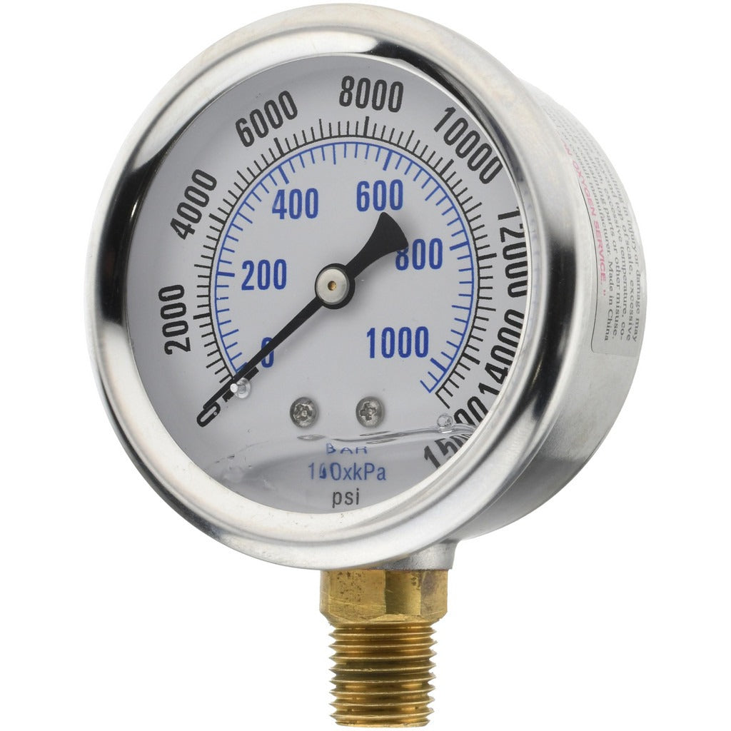 VALUE COLLECTION Value Collection PS-MH-HPC1-039 Hydraulic Pressure Gauge