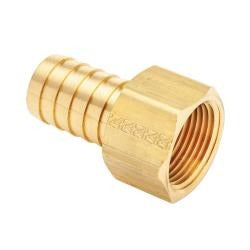 MIDLAND INDUSTRIES Midland Industries LF29F-62 Rigid Hose Barb Adapter Brass