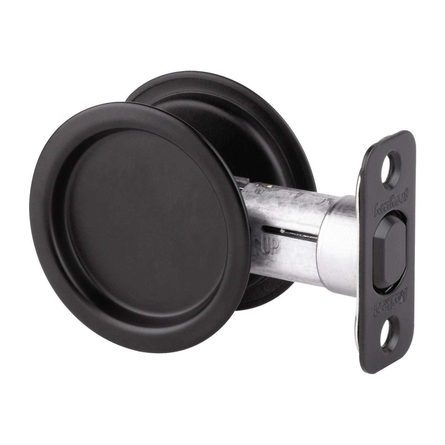 KWIKSET Kwikset 334-514 Round Passage Pocket Door Lock