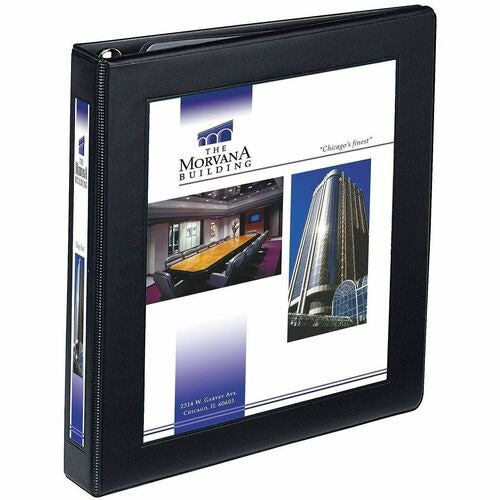 AVERY Avery AVE68054 Locking D-ring View Binder 1 Inch Black