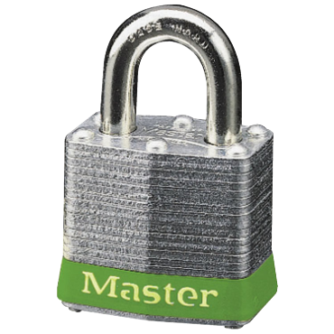 Master Lock 3KAGRN Series 3 Reinforced Laminated Steel Padlock