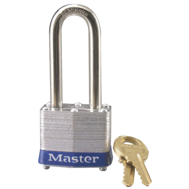 Master Lock 3KALHBLU Series 3 Reinforced Laminated Steel Padlock