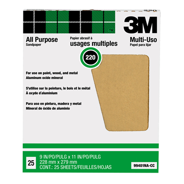 3M 00051144994014 Pro-Pak Aluminum Oxide Sheet for Paint and Rust Removal