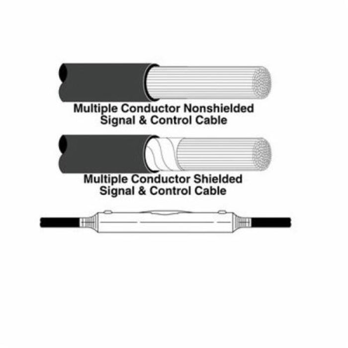 3M 72-N3 Non-Re-Enterable Resin Splice Kit 1 kV 5/8 to 1-1/2 in Dia Cable