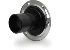 Everflow R1162 RAVEN R1162 3 Street Flange 6 Long W/Stainless Ring Fits Into A 3 Hub ABS RAVEN #3ST6ABS