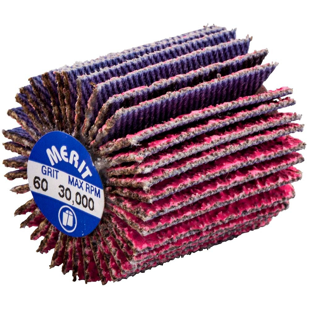 MERIT Merit Abrasives 69957339719 Flap Wheel 60 Grit 1x1 in