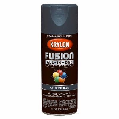 KRYLON Krylon K02758007 Spray Paint Primer 12 Oz Ink Blue Matte