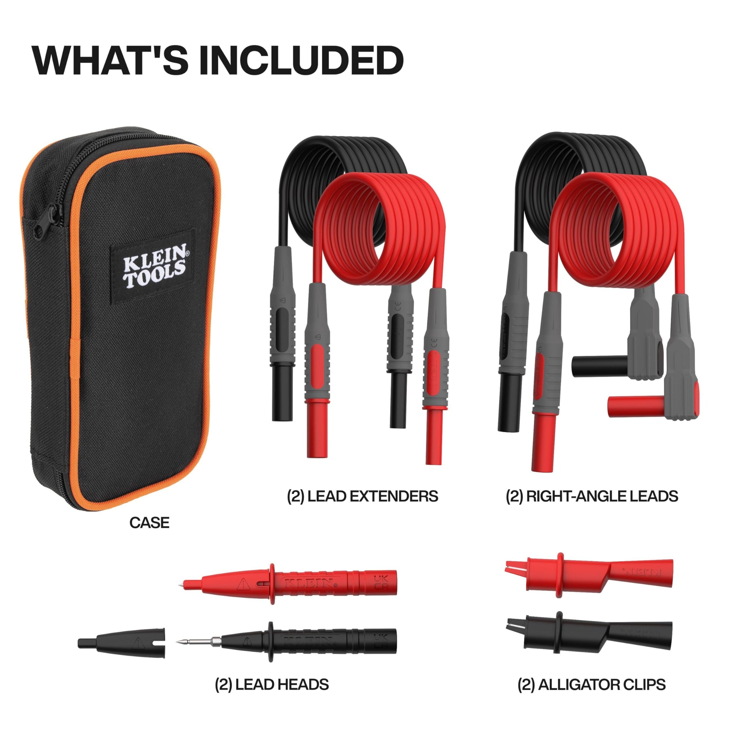 KLEIN TOOLS Klein Tools 69483 Meter Test Leads Accessory Kit