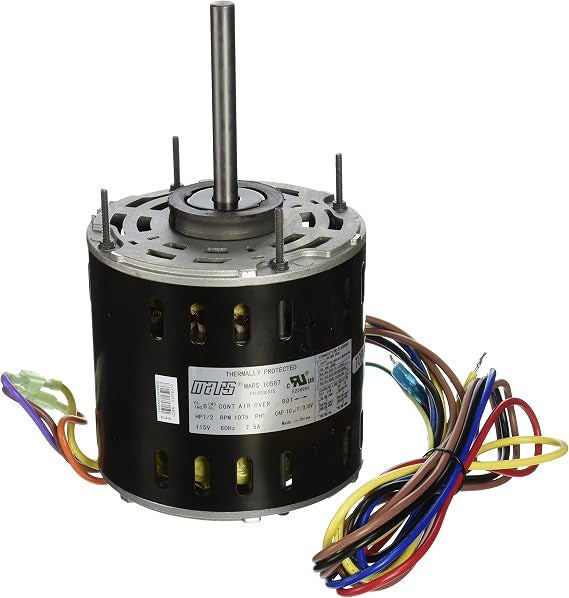 MARS (MOTORS & ARMATURES) Mars 10587 Direct Drive Motor 1/2 hp 115 V Single Replacement 10587