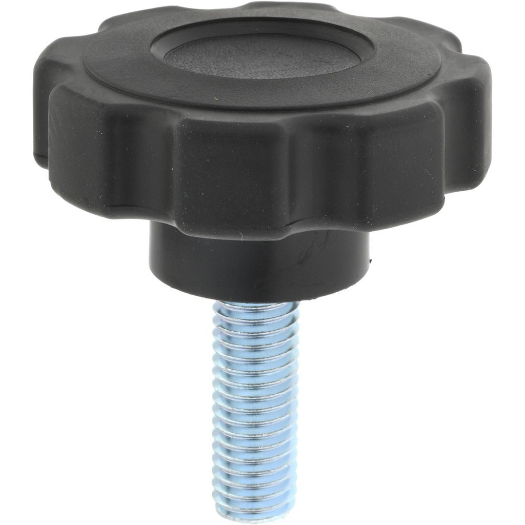 GIBRALTAR Gibraltar KN8C1500F7S--21 Lobed Knob 8 Point Black