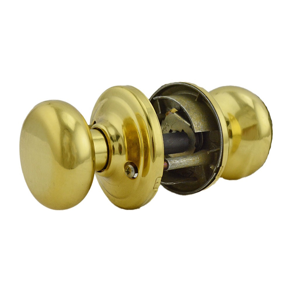 KWIKSET Kwikset 750H-3 Hancock Knob Storeroom Door Lock Bright Brass