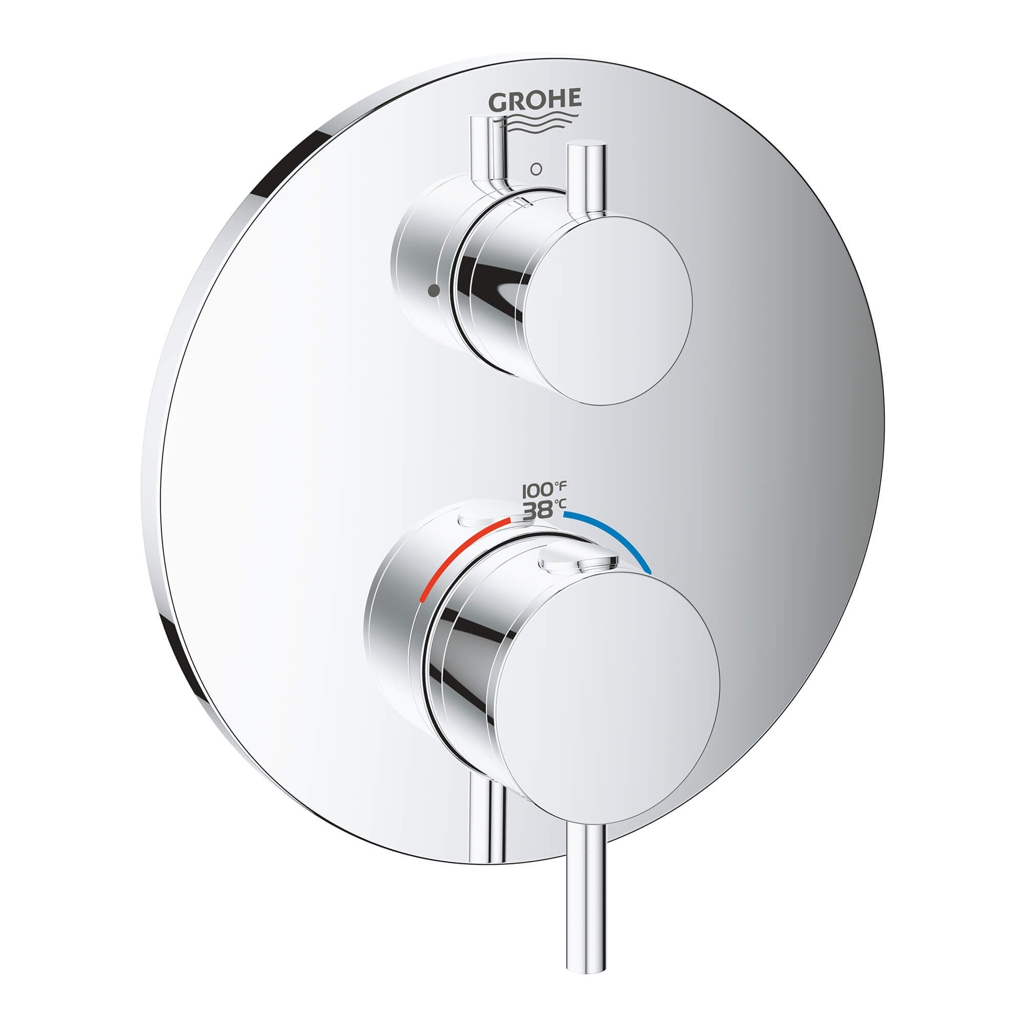 GROHE Grohe 24151003 Atrio New Dual-Function Thermostatic Trim (Trim Kit)