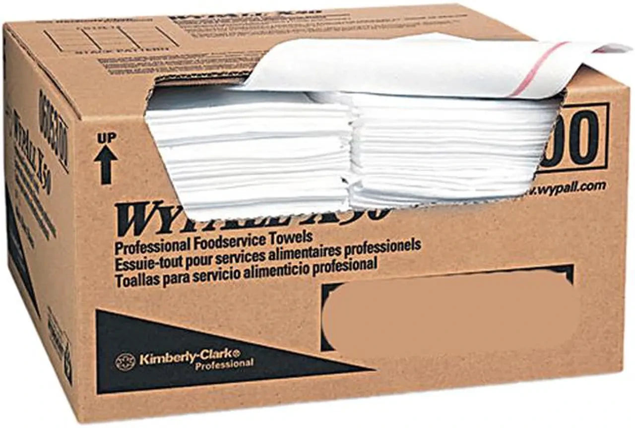 KIMBERLY-CLARK Kimberly-Clark KCC06053 Wypall Critical Clean Foodservice Cloths 12.5 x 23.5 (200/Carton)