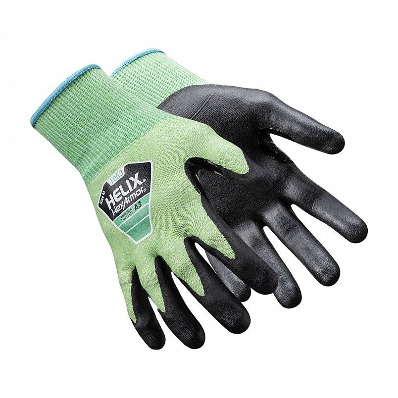 HEXARMOR Hexarmor 1053-l (9) A3 Cut Knit Gloves Large Foam Nitrile