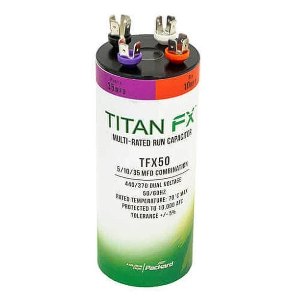DIVERSITECH DIVERSITECH TFX50 Multi-Capacitor 50 Microfarad 1/4 Inch Spade