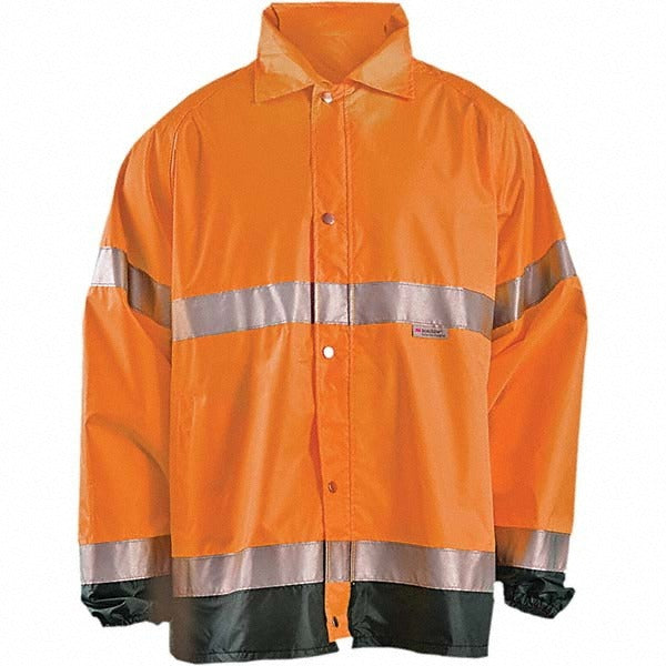 OCCUNOMIX Occunomix LUX-TJR-O2X Hi-vis Rain Jacket 2XL Class 3