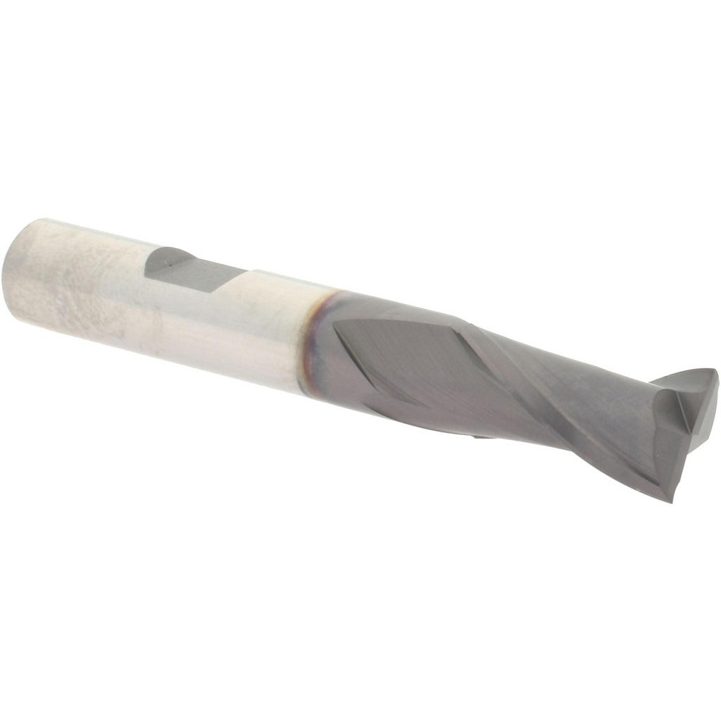 HERTEL Hertel E799921155 Square End Mill 7/16 in 2 Flute Hss Ticn