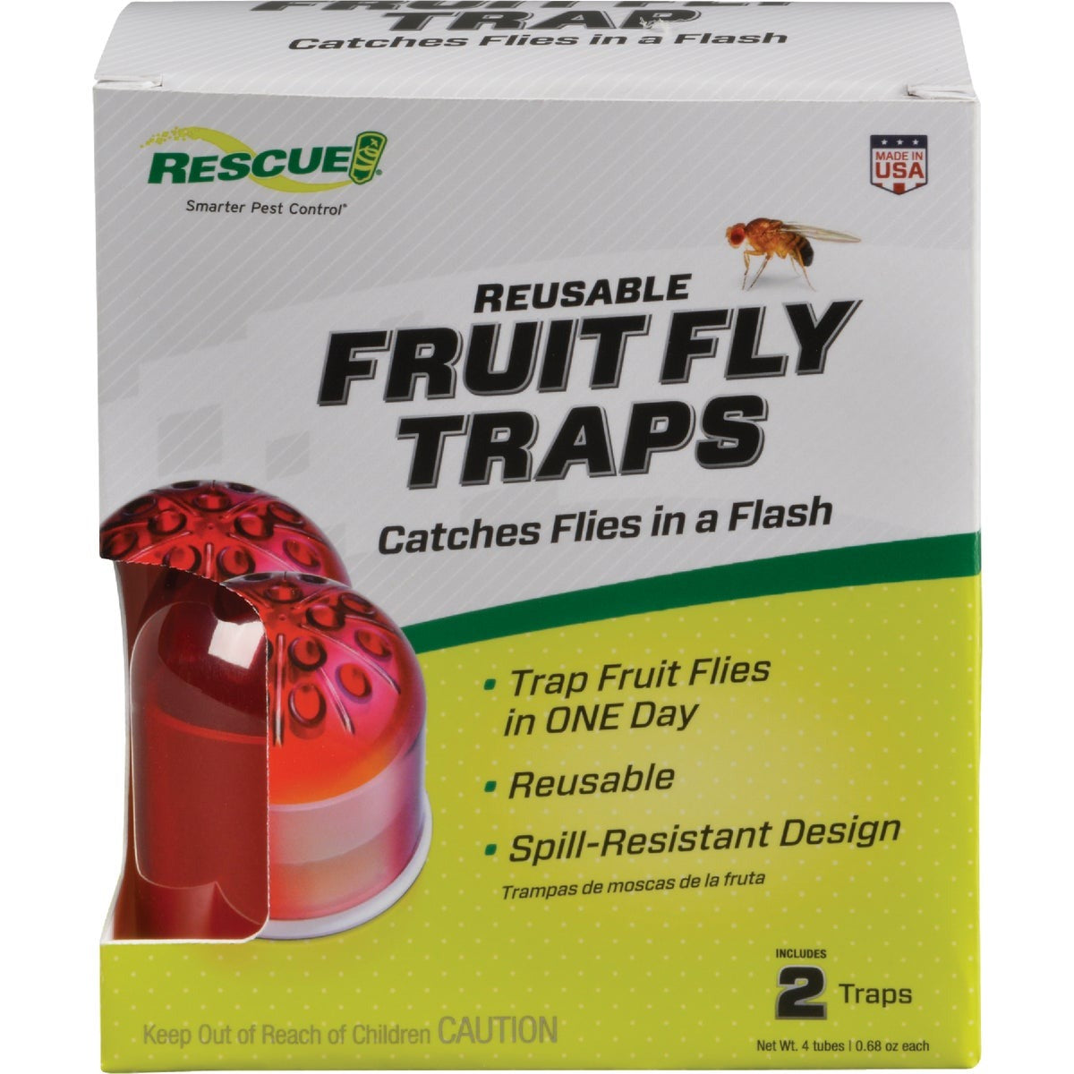 RESCUE Rescue FFTR2-SF5 Fruit Fly Trap Reusable