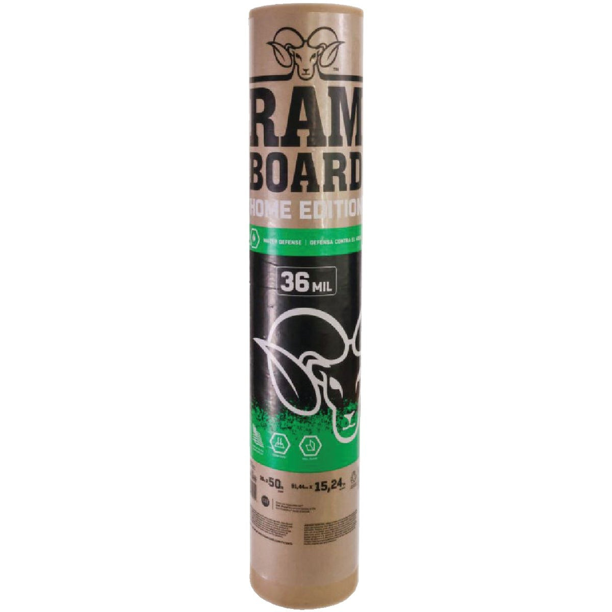 RAM BOARD Ram Board RBHE36-50 Temporary Floor Protection Roll