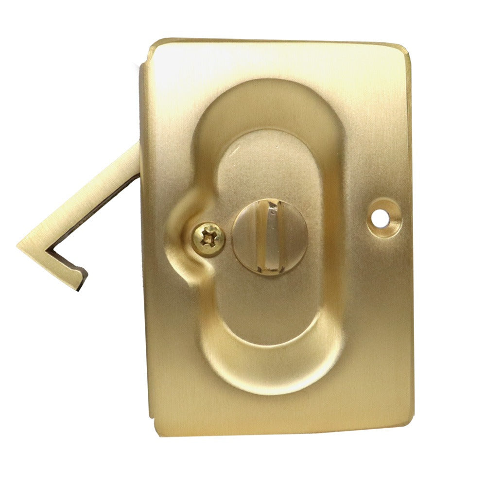 EMTEK Emtek 2102US4 Privacy Pocket Door Lock Satin Brass