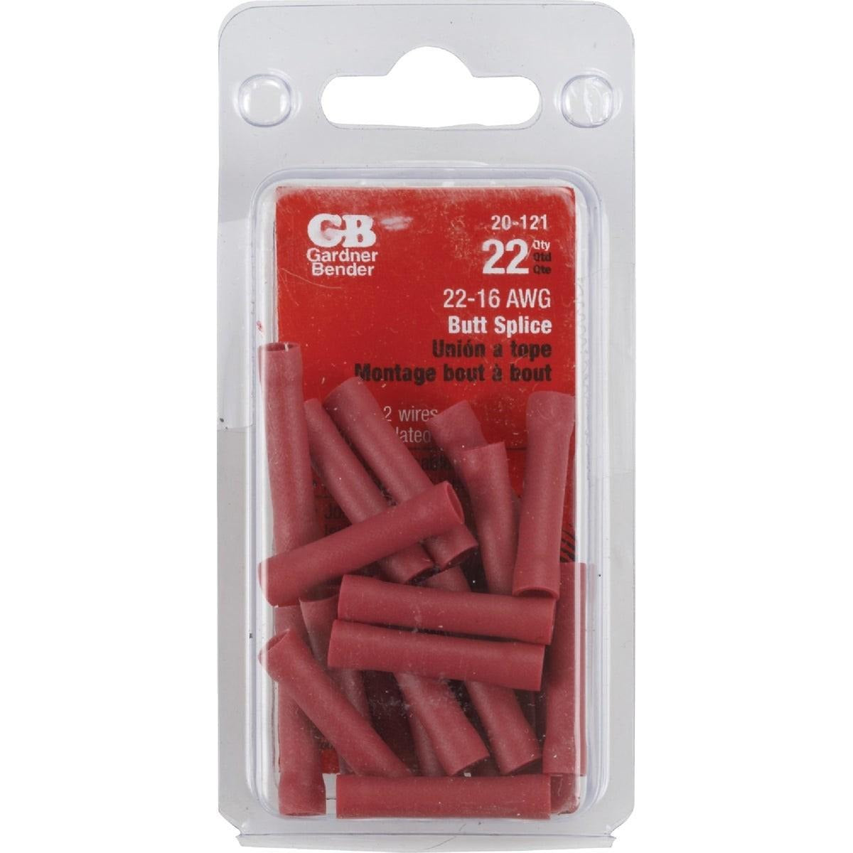 GARDNER BENDER Gardner Bender 20-121 22-16 AWG Butt Splice Connector (22-Pack)