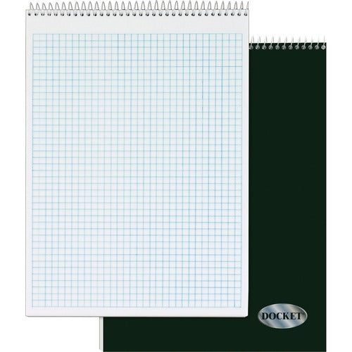 TOPS Tops TOP63801 Wire-bound Quadrille Pad 70 Sheets