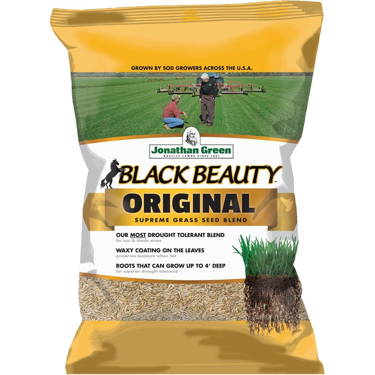 JONATHAN GREEN Jonathan Green 10315 Black Beauty Grass Seed 25 Lb
