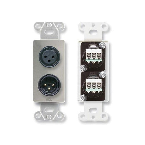 RADIO DESIGN LABS Radio Design Labs DS-XLR2 Xlr D-plate Connector