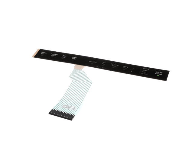 FRIGIDAIRE Frigidaire 807327602 Dishwasher Control Panel Overlay Touchpad (FGBD2438PF3A)