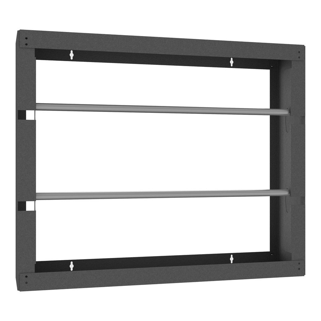 DURHAM MFG Durham 384-95 Wire Spool Rack 2-level Wall Mount Gray