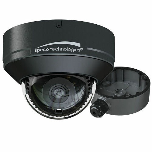 SPECO Speco O8FD1 8MP Ai Ip Dome Camera with Junction Box