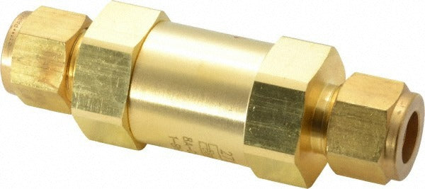 PARKER Parker 8A-C8L-1-BN-B Check Valve 1/2 in Compression Brass