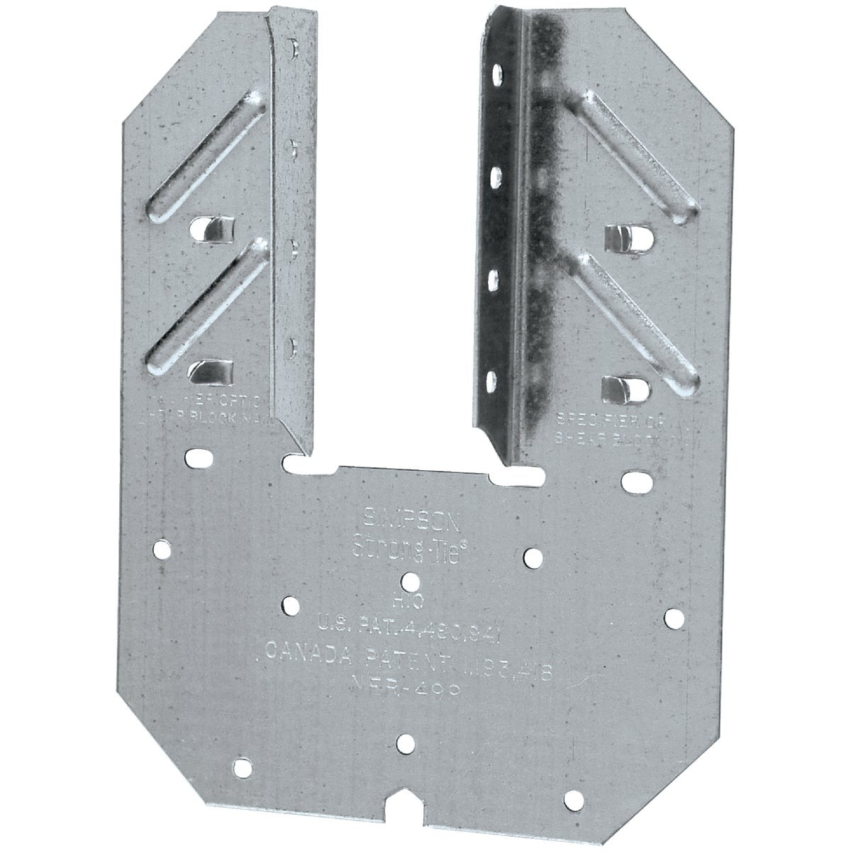 SIMPSON STRONG-TIE Simpson Strong-tie H10AZ Hurricane Tie Zmax Rafter Connector