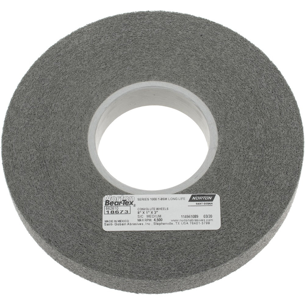 NORTON Norton 66261018673 Convolute Deburring Wheel Silicon Carbide